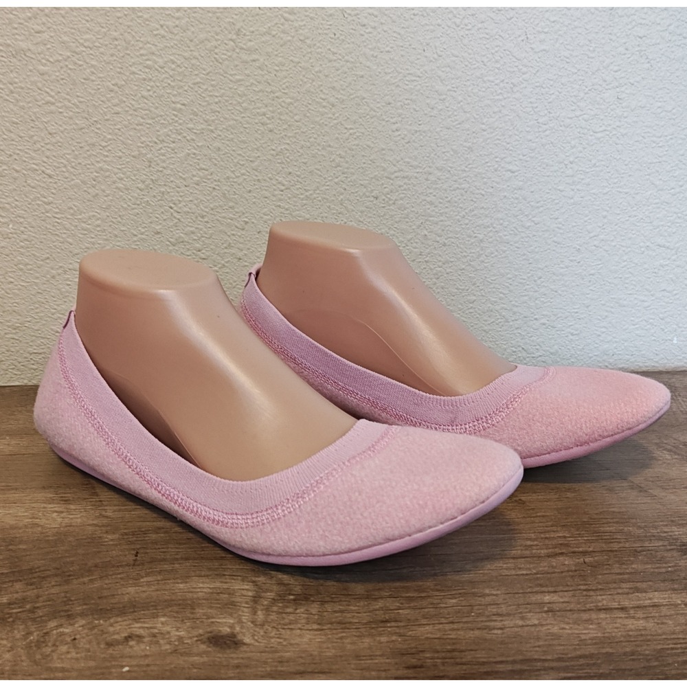 Allbirds Wool Breezer Women 10.5 Buoyant Pink Merino Wool Ballet Flat AB009PW105